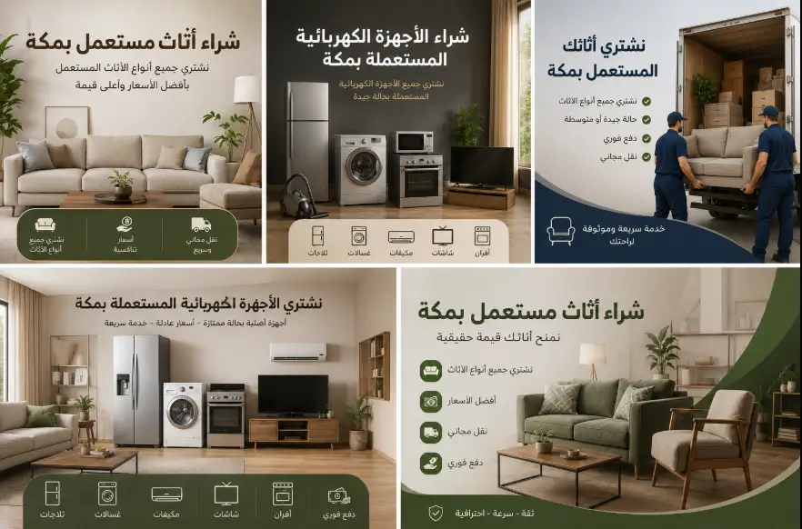 شراء اثاث مستعمل بمكة