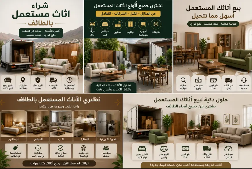 شراء الاثاث المستعمل بالطائف