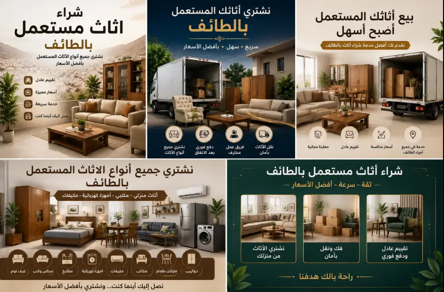 شراء الاثاث المستعمل بالطائف