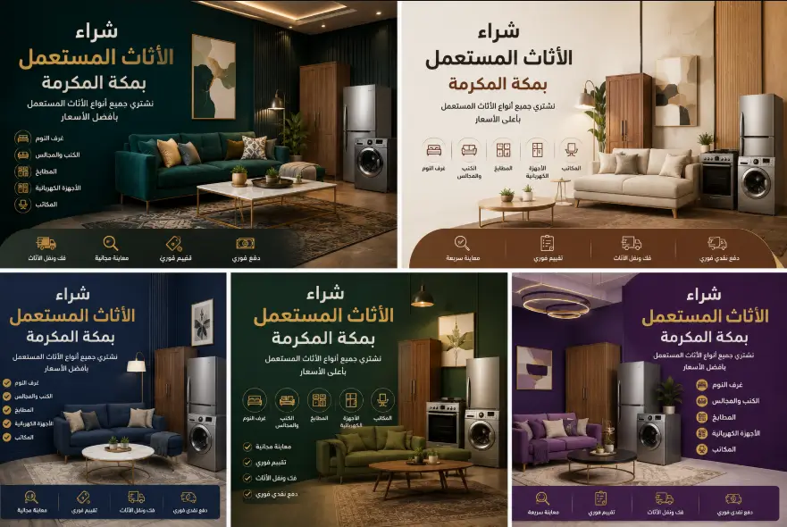 شراء الاثاث المستعمل بمكة