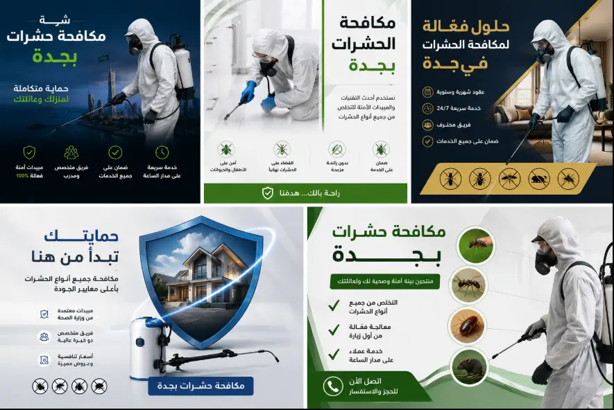افضل فنيين رش حشرات بجدة