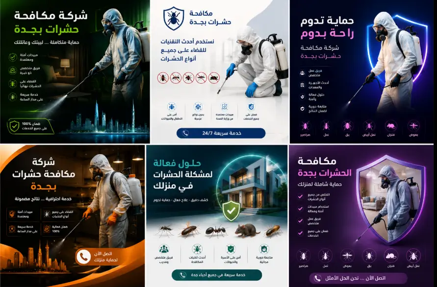 شركة رش حشرات بجدة